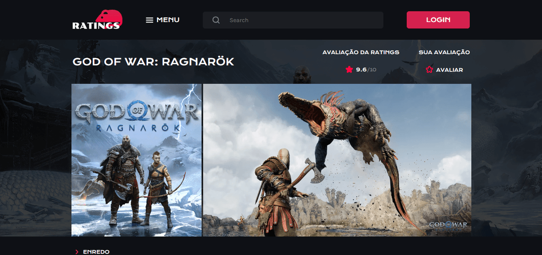 Desenvolvimento LP - God of War Ragnarok
